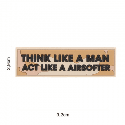 101 INC PVC Patch - Think Like A Man