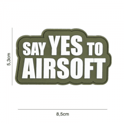 101 INC PVC Patch - Say Yes To Airsoft