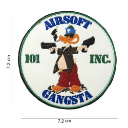 101 INC PVC Patch - Airsoft Gangsta