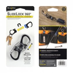 Nite Ize SlideLock® 360° Magnetic Locking Carabiner