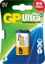 GP Ultra Plus Alkaliskt 9V-batteri 1-P