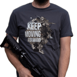Keep Moving Forward T-Shirt by Warheads Paintball