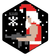 5.11 Tactical Loaded Pixel Santa Patch