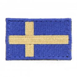 Snigel Patch Swedish Flag Yellow&Blue -16 Small