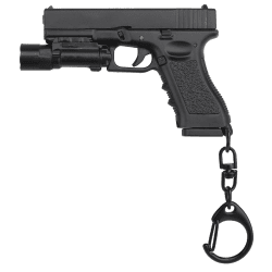 WoSport Nyckelring Pistol - G17 + Lampa