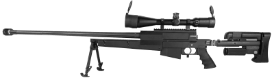 Ares PGM .338 Gas Sniper Rifle Full Metal - Svart