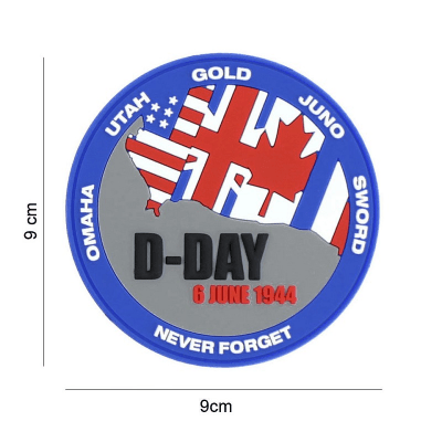 101 INC PVC Patch - D-Day Never forget