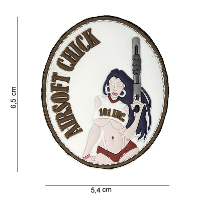 101 INC PVC Patch - Airsoft Chick