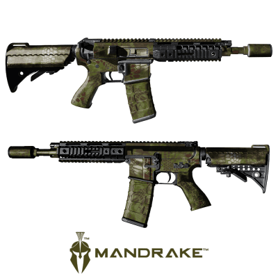 GunSkins® AR-15/M4 Skin - Kryptek Mandrake