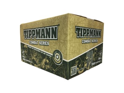 Tippmann Combat Paintballs - Orange Fill 2000st