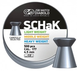 JSB Schak 4,50mm - 0,500g 500pcs