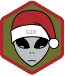 5.11 Tactical Christmas Alien Patch