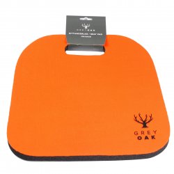 Grey Oak Seat Pad - Orange/Black