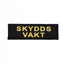 Robust Embroidered Patch - Skyddsvakt