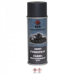 MFH Army Spray Paint 400 ml Pansar Grå