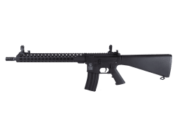 Cybergun Colt M16 AEG 6mm Keymod Full Metal - Svart