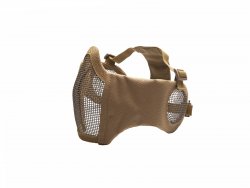ASG Metal Mesh Mask with Cheek Pads and Ear Protection