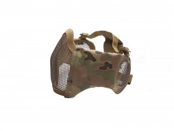 ASG Metal mesh mask with cheek pads and ear protection