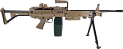 Cybergun FN M249 MK1(P) AEG - Dark Earth