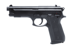 Cybergun PT92 Fjäderpistol Metalslide 6mm - Svart
