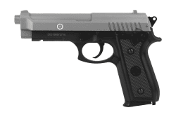 Cybergun PT92 Metalslide Fjäderpistol 6mm - Silver/Svart