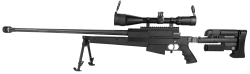 Ares PGM .338 Gas Sniper Rifle Full Metal - Svart Demo