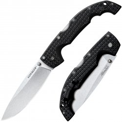 Cold Steel Voyager XL Drop Point Plain Edge AUS-10A Stone Wash