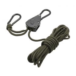 Fosco Rope Ratchet with Carabiner Hooks