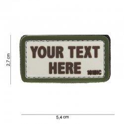 101 INC PVC Patch - Your Text Here