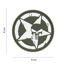 101 INC PVC Patch - Punisher Allied Star