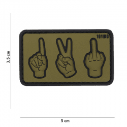 101 INC PVC Patch - One, Two, Fuck You