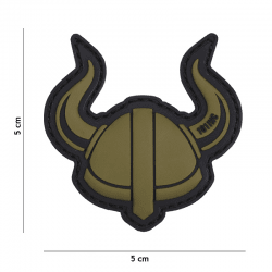 101 INC PVC Patch - Viking Helmet