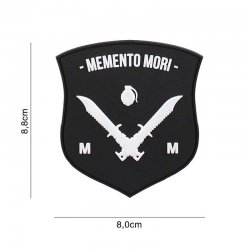 101 INC PVC Patch - Memento Mori Shield Dagger