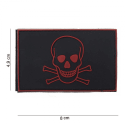 101 INC PVC Patch - Skull and Bones
