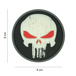 101 INC PVC Patch - Punisher Red Eyes
