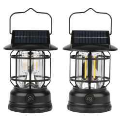 BRIV Campinglanterna Lanterna LED Solcell+USB-C