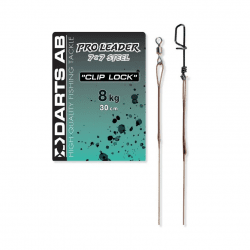 Darts Leader Cliplock Wire 30cm 8kg