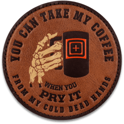 5.11 Tactical Coffee Leather Patch