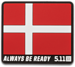 5.11 Tactical Danska Flaggan Patch