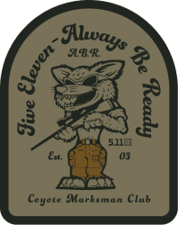 5.11 Tactical Coyote Hunter Patch