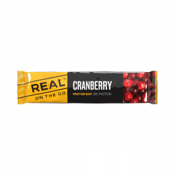REAL On the Go Proteinbar - Tranbär 40g