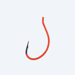 BKK DSS-Worm UVO Dropshot/Rig Hook (Orange) #2