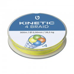 Kinetic Flätlina 4-Braid 300m Multi Color
