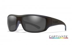 WileyX OMEGA Captivate Smoke Grey Matte Black Frame