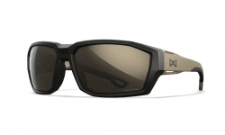 WileyX Alpine CAPTIVATE Polarized Tungsten Mirror Matte Black/Tan Frame