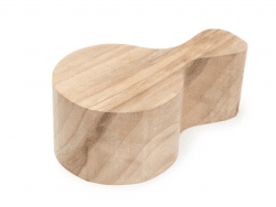 BeaverCraft Basswood Carving - Kuksa Blank Walnut