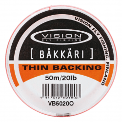 Vision Bäkkäri Backing Vit 50m 20 LBS