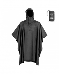 Pentagon Cloudburst Packable Rain Poncho - Black