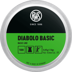 RWS Diabolo Basic 4,5mm 0,45g 500st