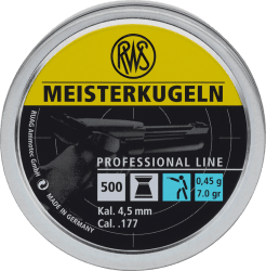 RWS Meisterkugeln Pistol 4,51mm 0,45G Blå
